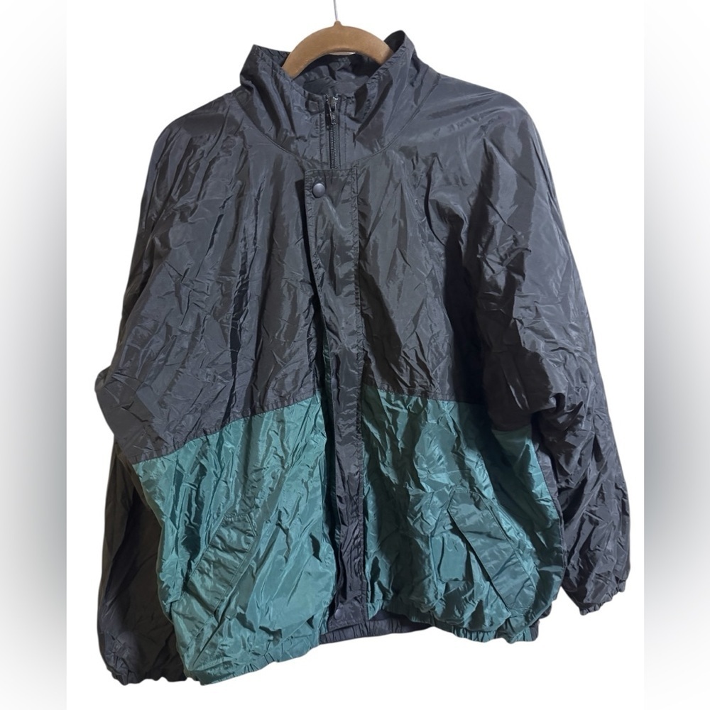 Sun Mountain Sports Windbreaker Jacket Black/Green XL